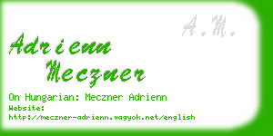 adrienn meczner business card